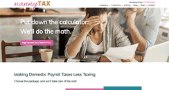 Desktop Screenshot of nannytax.ca